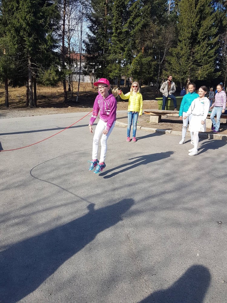 5. trinn hopper for hjertet!