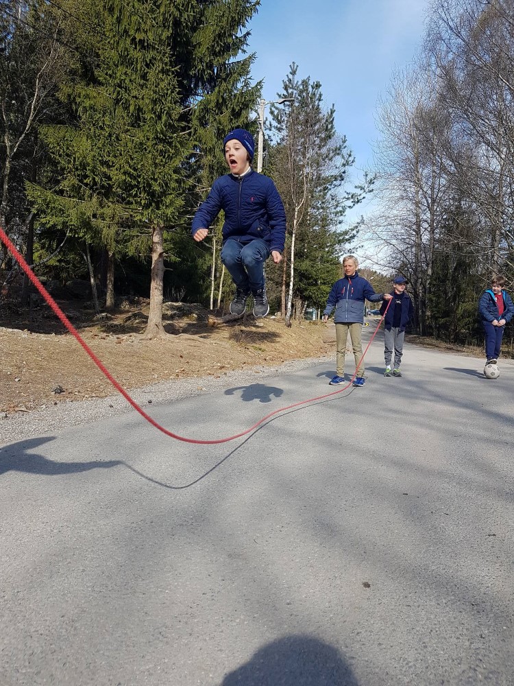 5. trinn hopper for hjertet!