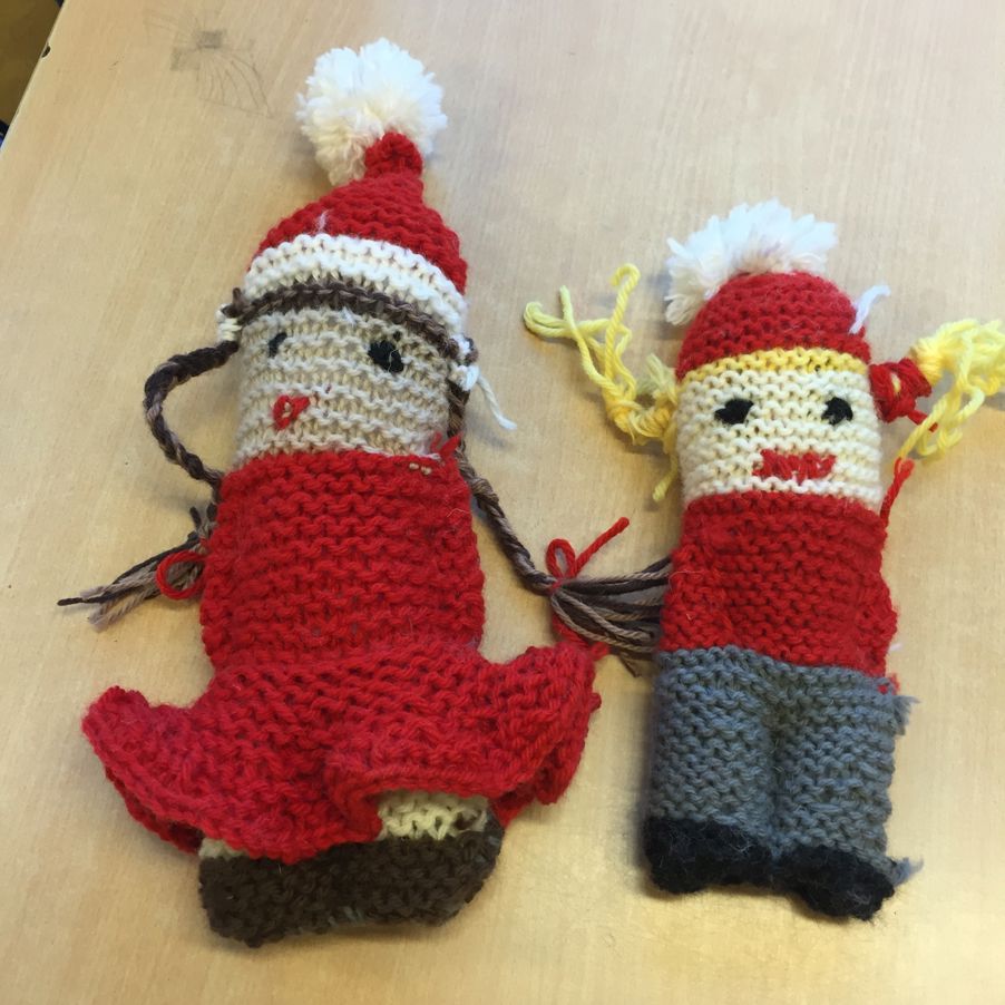 Strikkede nisser Strikkede nisser