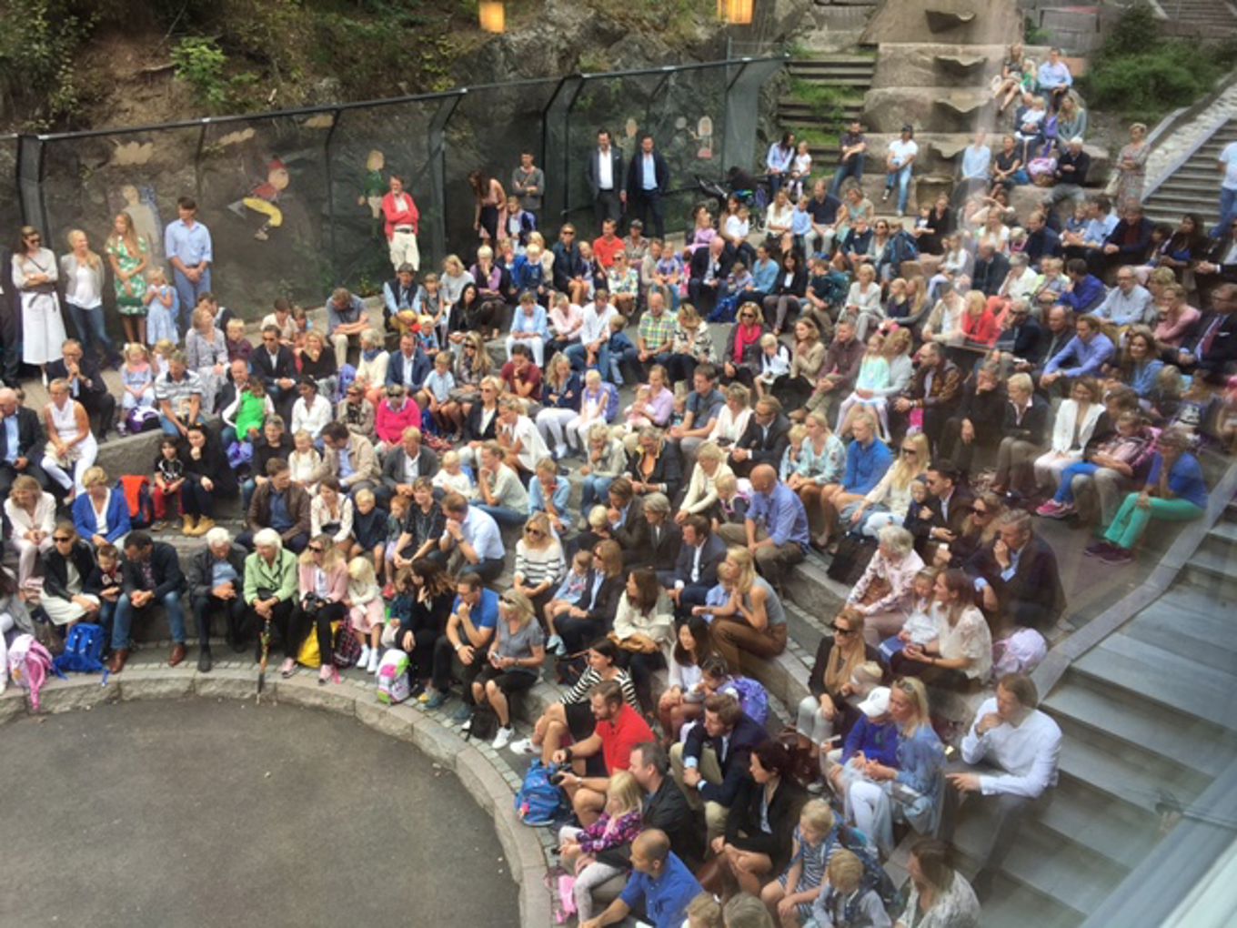 Foto: Første skoledag i amfiet Første skoledag i amfiet