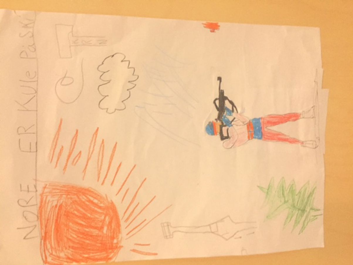 Foto: Samling i gymsalen 23. mars Samling i gymsalen 23. mars