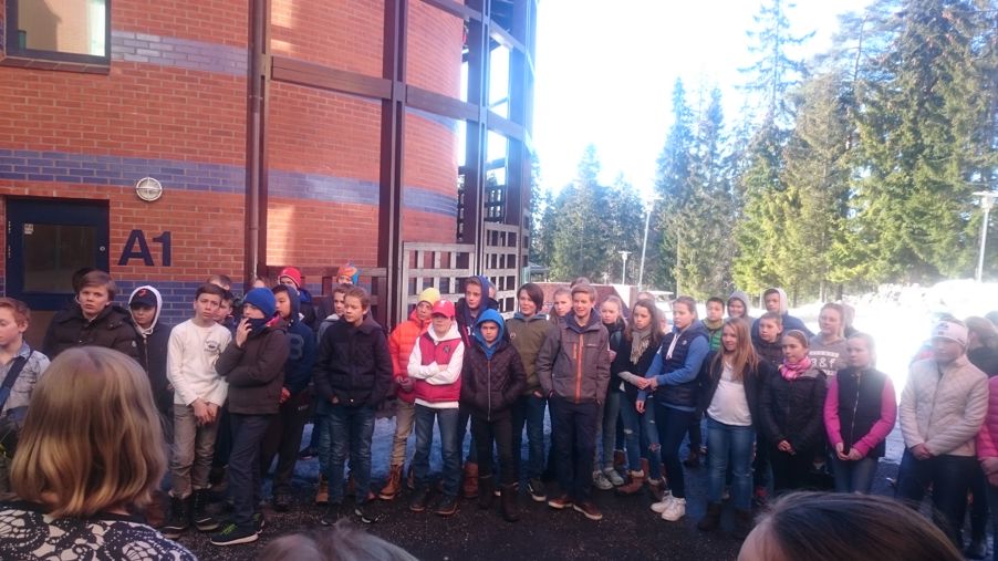 Foto: Besøk på ungdsomsskolen Besøk på ungdsomsskolen