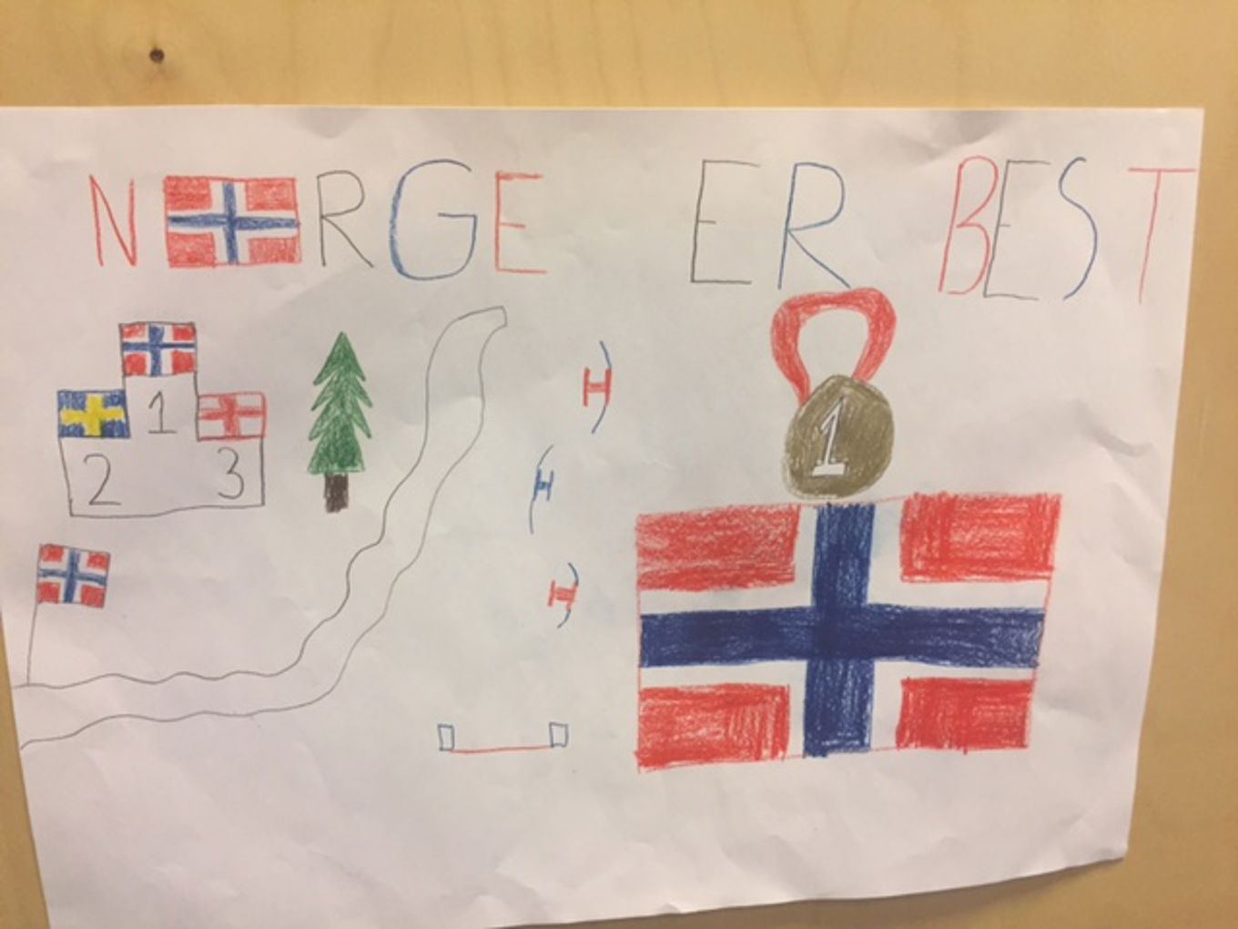 Samling i gymsalen 23. mars