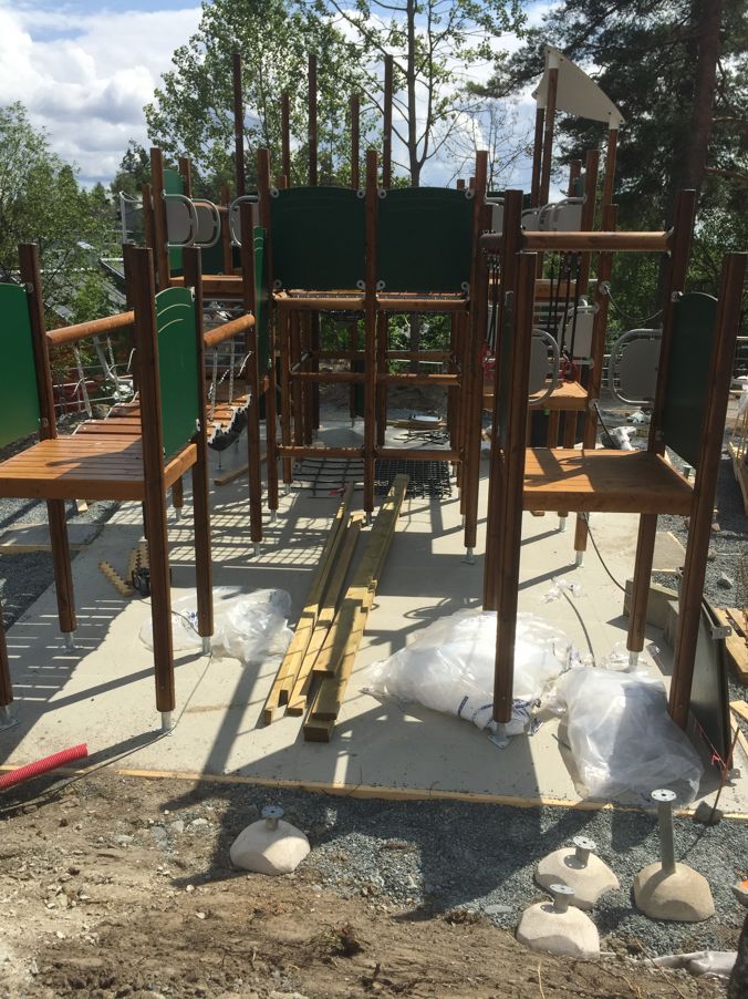 Nytt aktivitetsapparat i skolegården