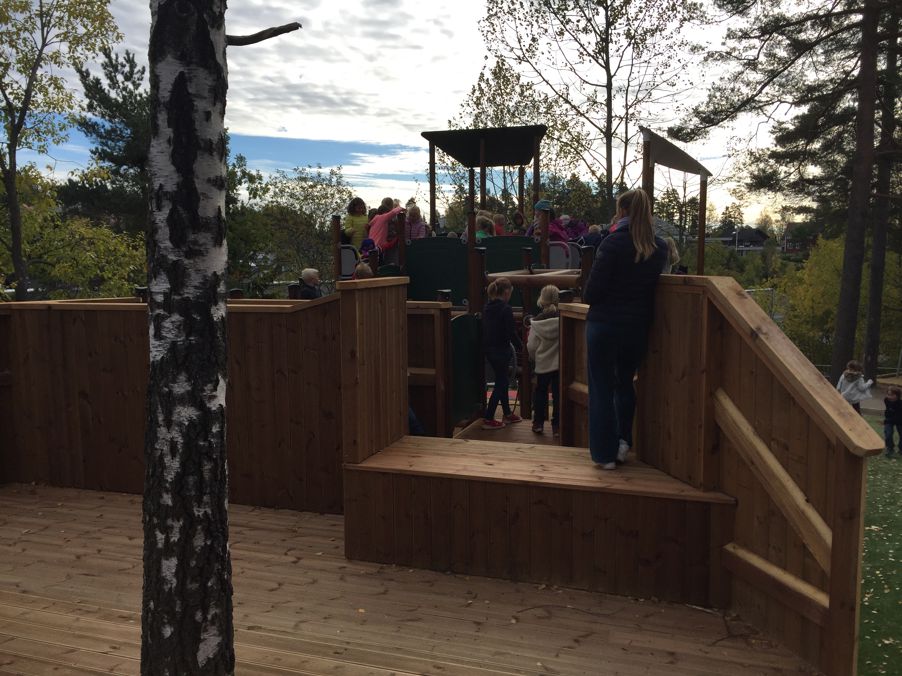 Nytt aktivitetsapparat i skolegården