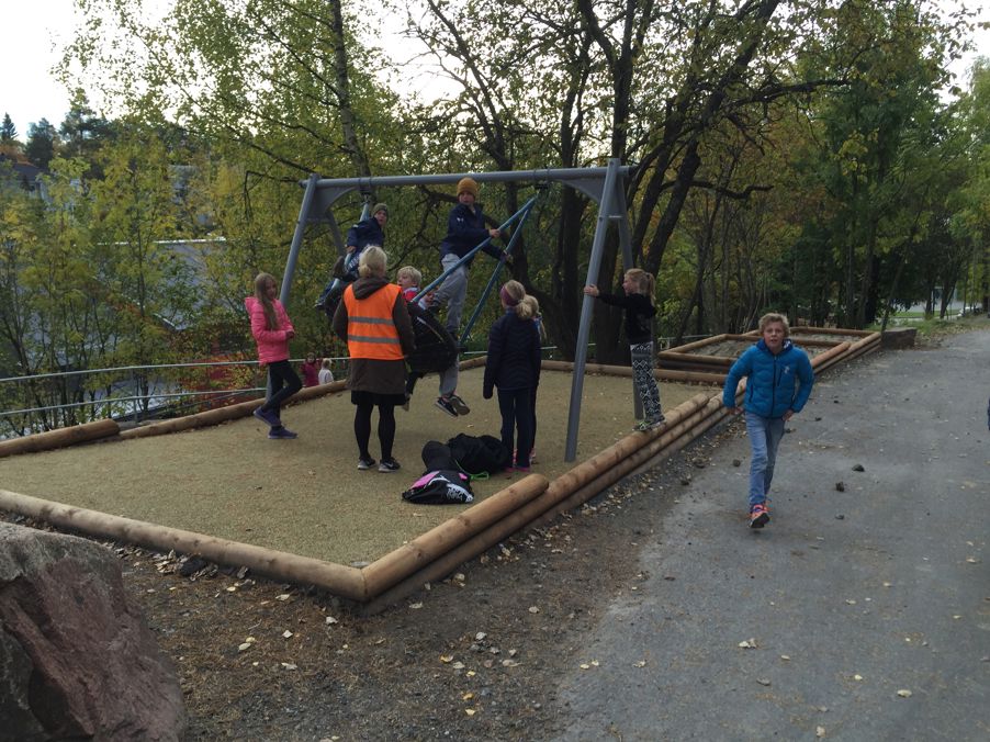 Nytt aktivitetsapparat i skolegården