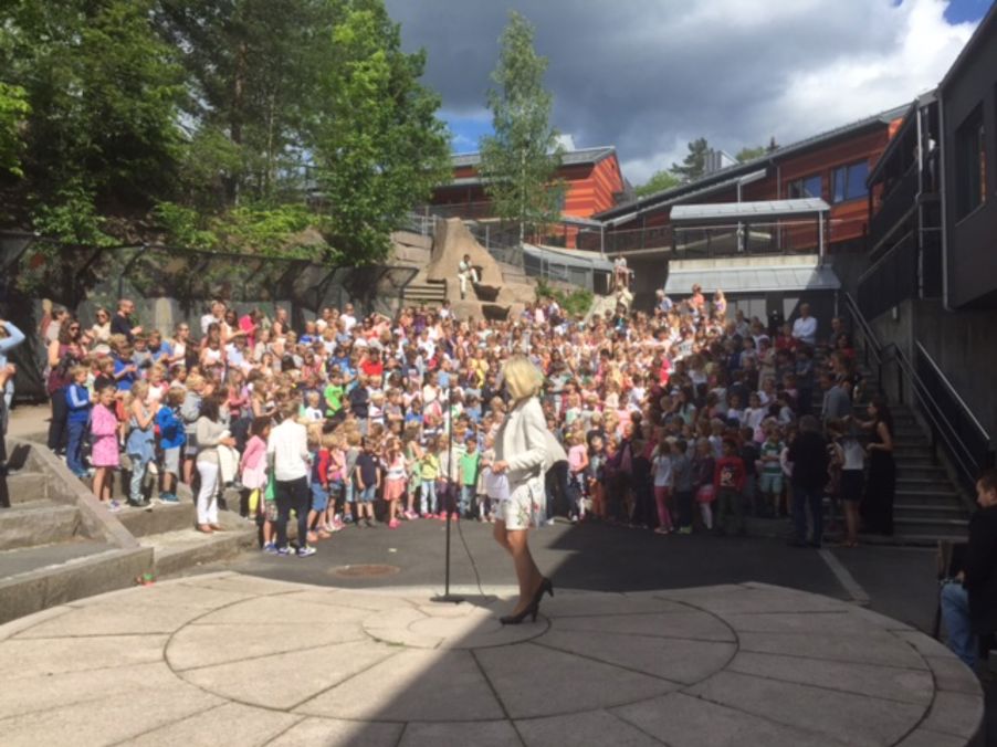 Foto: Alle elevene i amfiet Alle elevene i amfiet