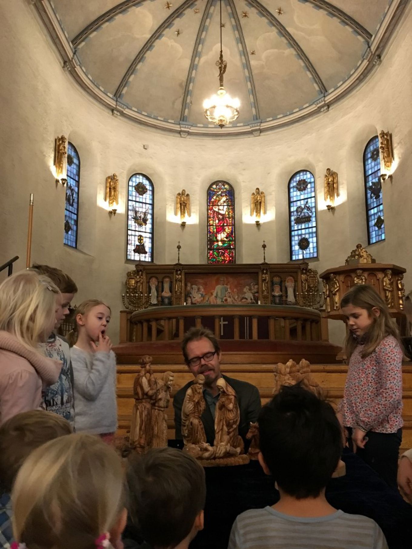 1. trinn i Ris kirke.