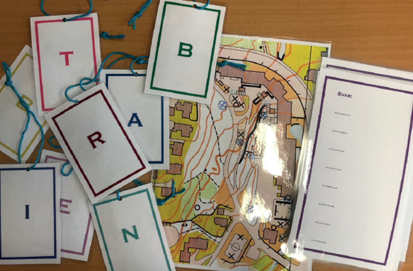 Aktiv læring ute for elevene i 2b