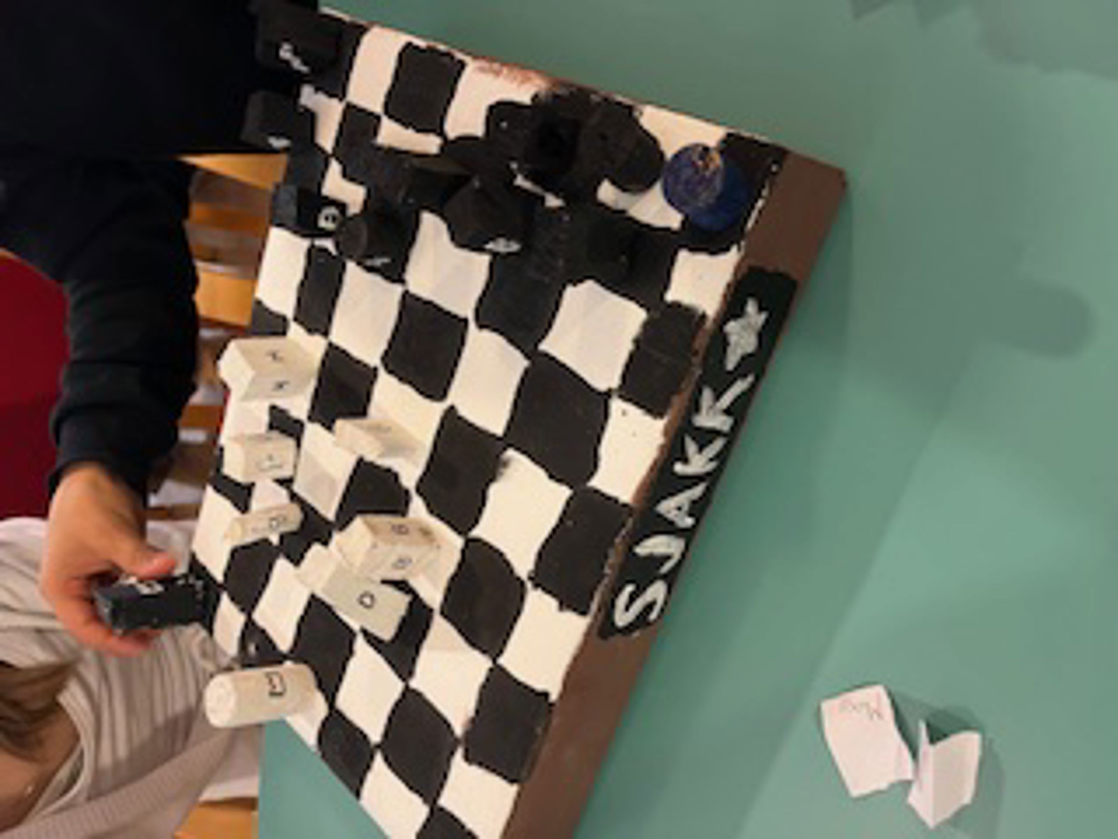 en person som spiller et spill en person som spiller et spill