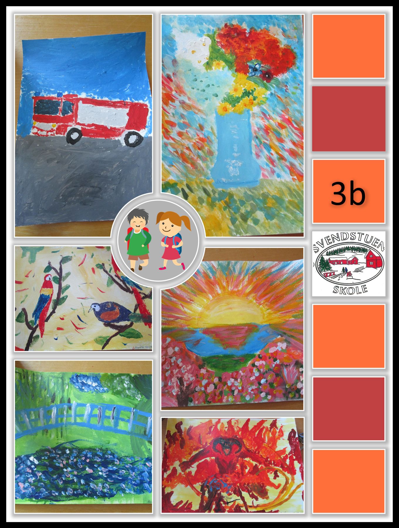 Foto: Kunstuke 3. trinn Kunstuke 3. trinn