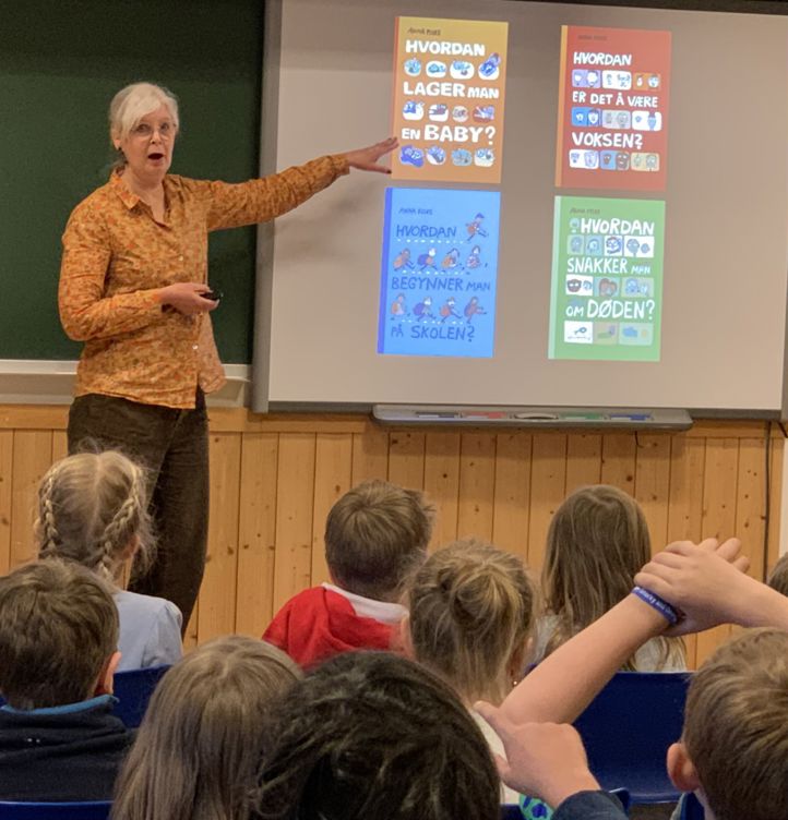 Anna Fiske var på besøk på Svendstuen