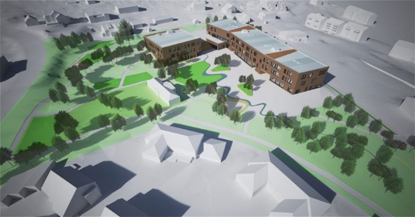 Foto: Nye Holmen skole får inntaksområde i høst Nye Holmen skole får inntaksområde i høst