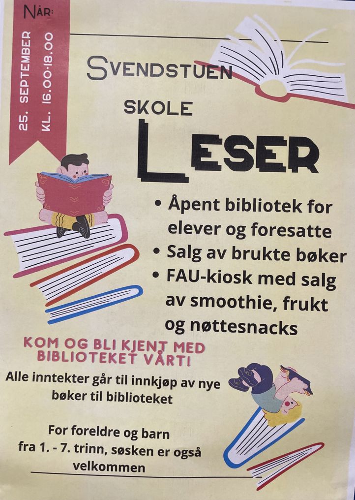 Åpent bibliotek på Svendstuen