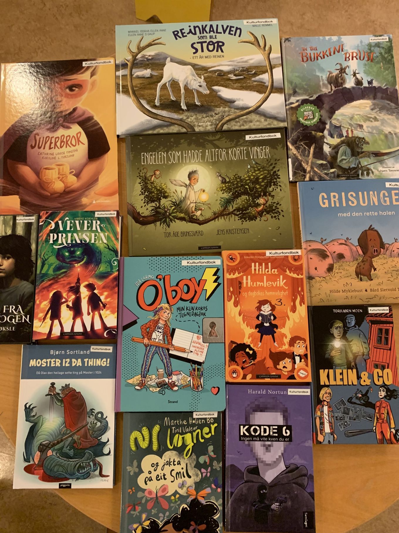 En samling av barnebøker